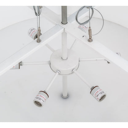 Meyda Tiffany Cilindro 6 Light 36" Wide Suspension Pendant