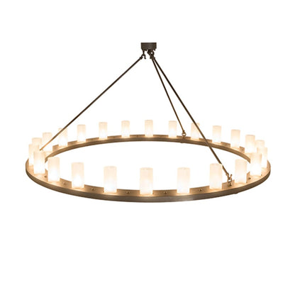 Meyda Tiffany Loxley 24 Light 72" Wide Ring Chandelier