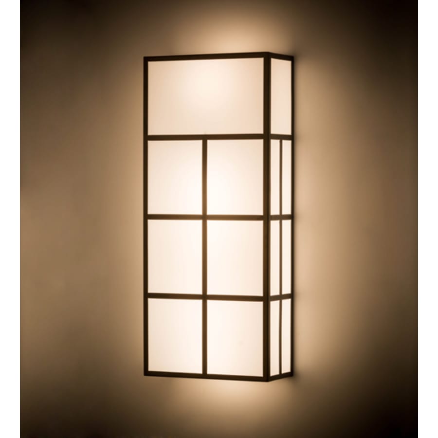 Meyda Tiffany Quadrato 6 Light 42" Tall Wall Sconce