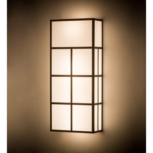 Meyda Tiffany Quadrato 6 Light 42" Tall Wall Sconce
