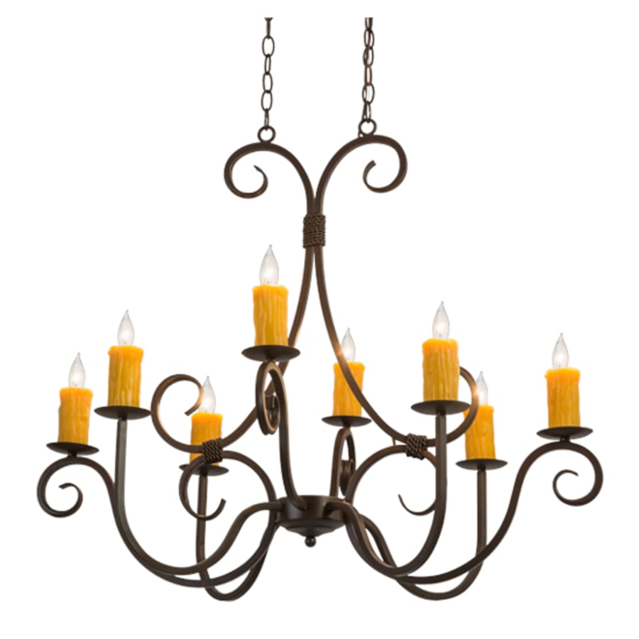 Meyda Tiffany Clifton 8 Light 26" Wide Taper Candle Style Chandelier
