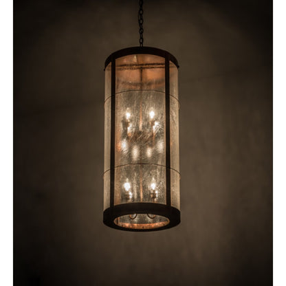 Meyda Tiffany Villa 8 Light 18" Wide Taper Candle Pendant