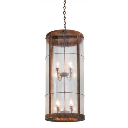 Meyda Tiffany Villa 8 Light 18" Wide Taper Candle Pendant