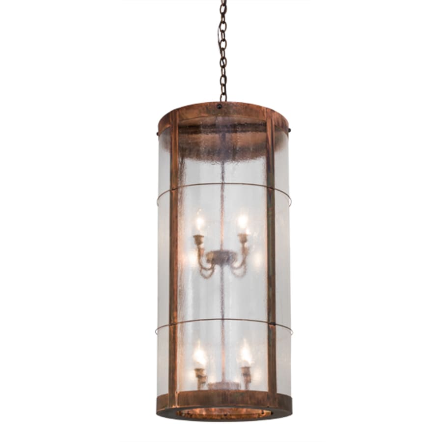 Meyda Tiffany Villa 8 Light 18" Wide Taper Candle Pendant