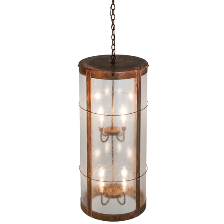 Meyda Tiffany Villa 8 Light 18" Wide Taper Candle Pendant