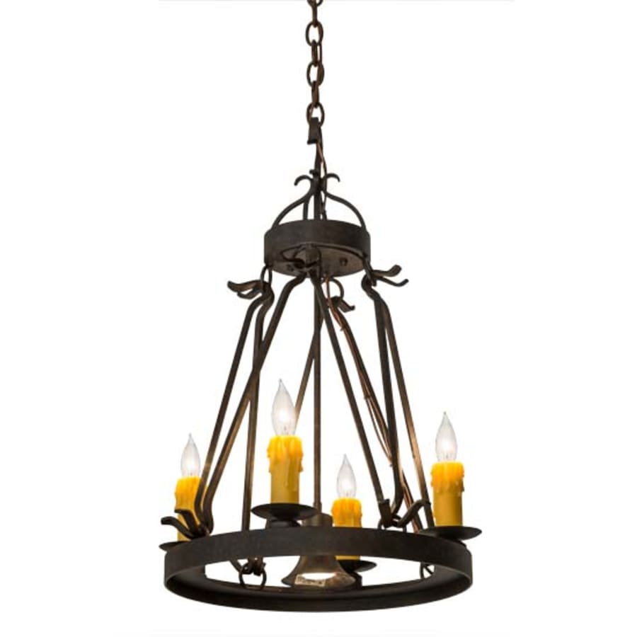 Meyda Tiffany Lakeshore 4 Light 18" Wide Taper Candle Multi Light Pendant