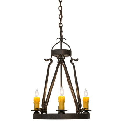 Meyda Tiffany Lakeshore 4 Light 18" Wide Taper Candle Multi Light Pendant