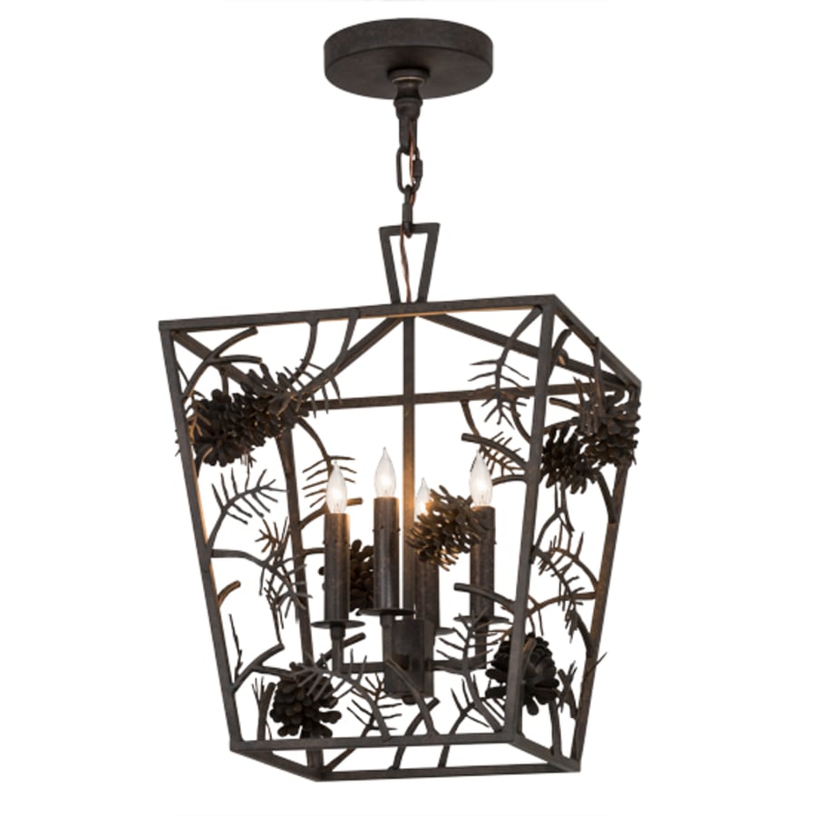 Meyda Tiffany Kitzi 4 Light 20" Wide Taper Candle Pendant