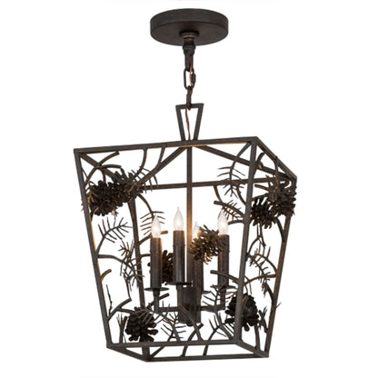 Meyda Tiffany Kitzi 4 Light 20" Wide Taper Candle Pendant