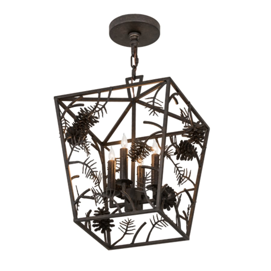Meyda Tiffany Kitzi 4 Light 20" Wide Taper Candle Pendant