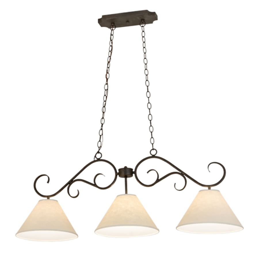 Meyda Tiffany Bristol 3 Light 48" Wide Linear Pendant