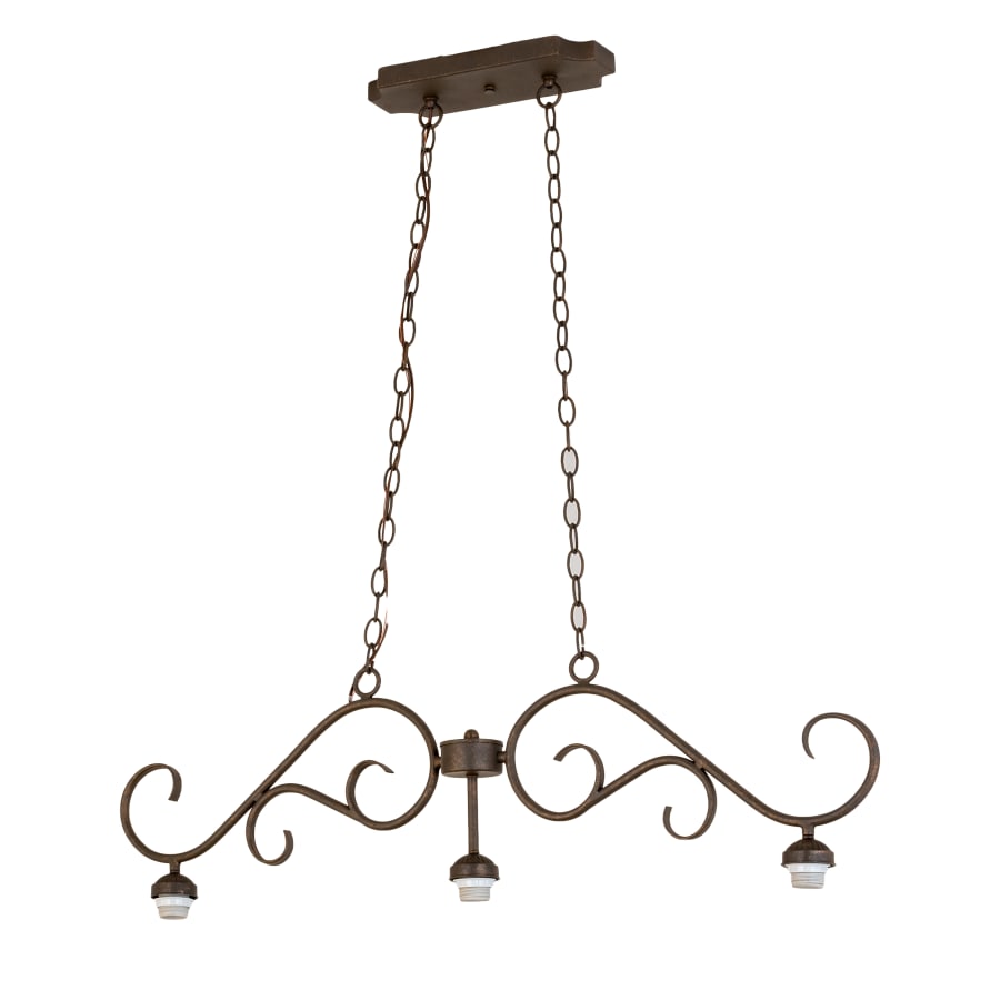 Meyda Tiffany Bristol 3 Light 48" Wide Linear Pendant