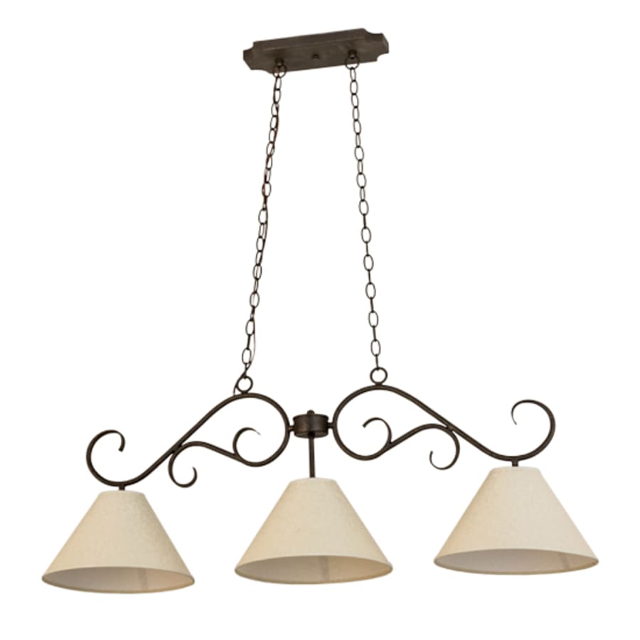 Meyda Tiffany Bristol 3 Light 48" Wide Linear Pendant