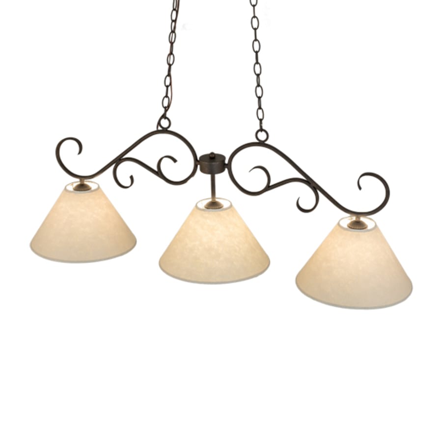 Meyda Tiffany Bristol 3 Light 48" Wide Linear Pendant