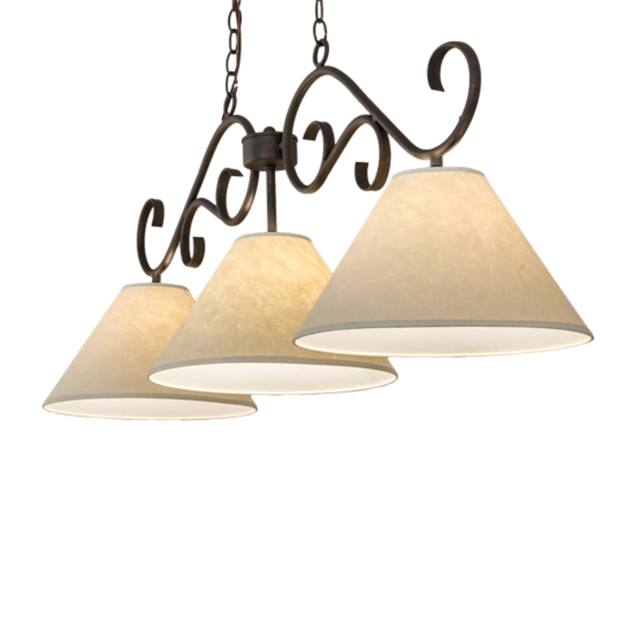 Meyda Tiffany Bristol 3 Light 48" Wide Linear Pendant
