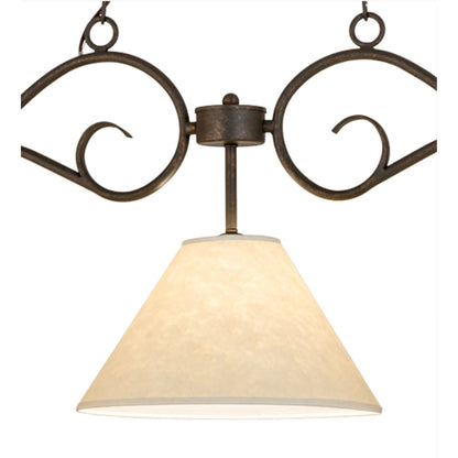 Meyda Tiffany Bristol 3 Light 48" Wide Linear Pendant