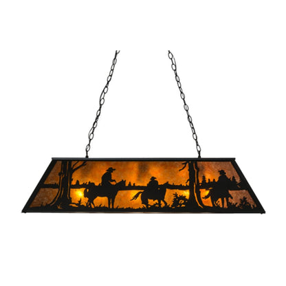 Meyda Tiffany Personalized 9 Light 48" Wide Linear Pendant