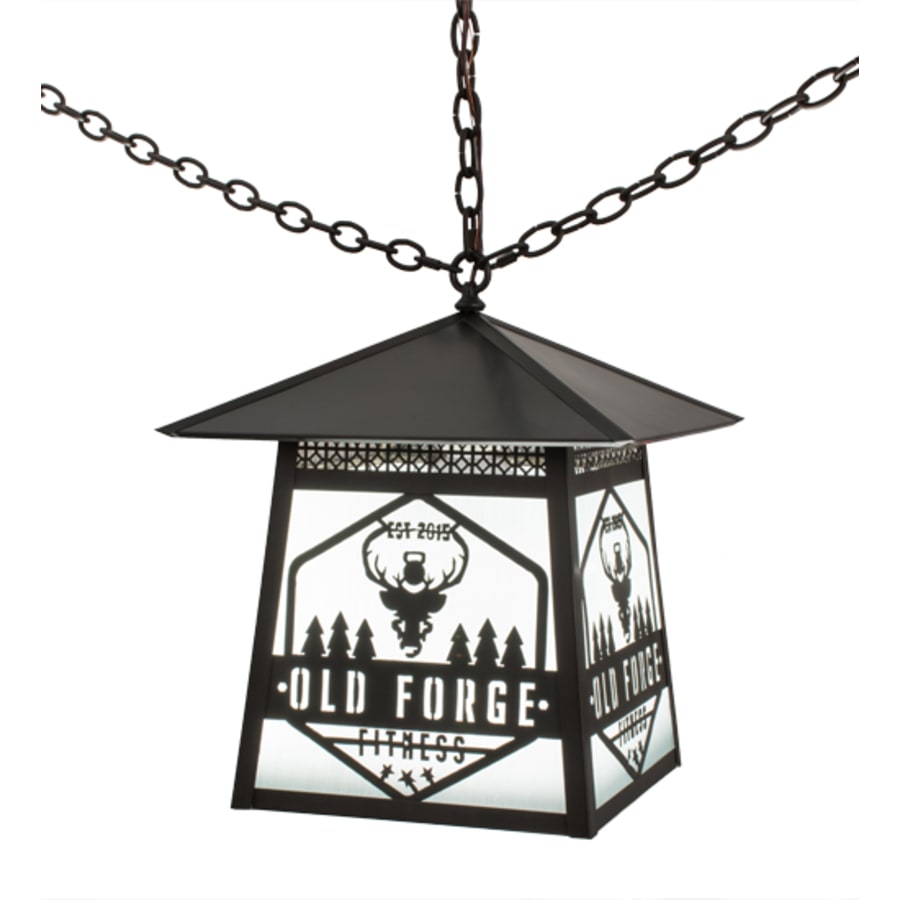 Meyda Tiffany Old Forge Fitness 23" Wide Pendant