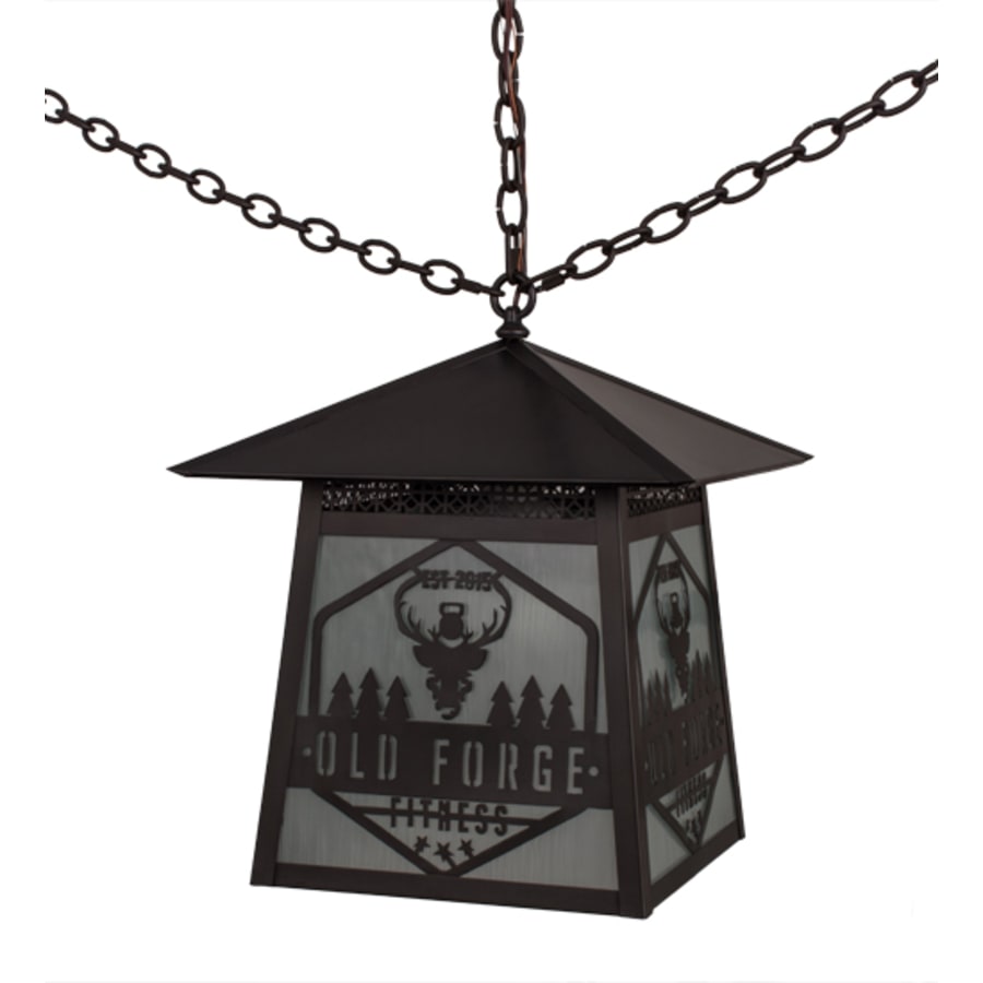 Meyda Tiffany Old Forge Fitness 23" Wide Pendant