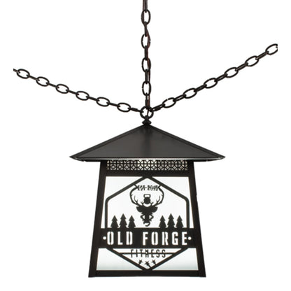 Meyda Tiffany Old Forge Fitness 23" Wide Pendant