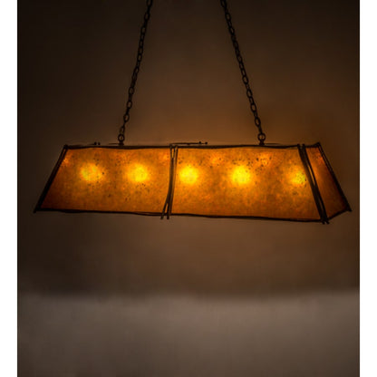 Meyda Tiffany Sticks 5 Light 60" Wide Linear Pendant