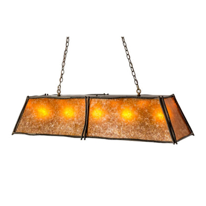 Meyda Tiffany Sticks 5 Light 60" Wide Linear Pendant