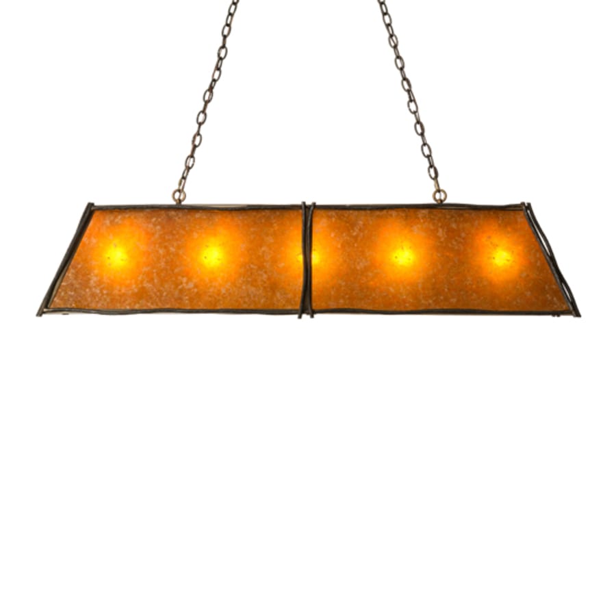 Meyda Tiffany Sticks 5 Light 60" Wide Linear Pendant