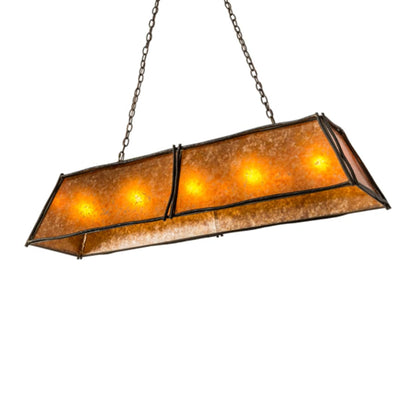 Meyda Tiffany Sticks 5 Light 60" Wide Linear Pendant