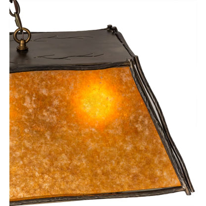 Meyda Tiffany Sticks 5 Light 60" Wide Linear Pendant