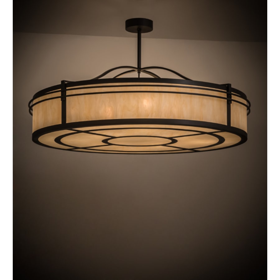 Meyda Tiffany Sargent 8 Light 55" Wide Pendant