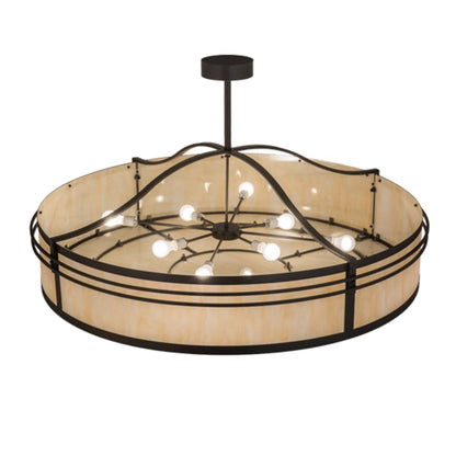Meyda Tiffany Sargent 8 Light 55" Wide Pendant