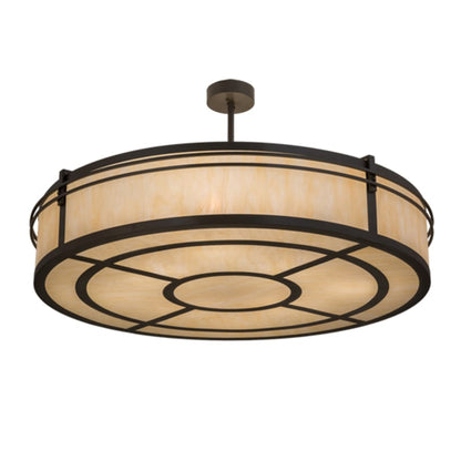Meyda Tiffany Sargent 8 Light 55" Wide Pendant