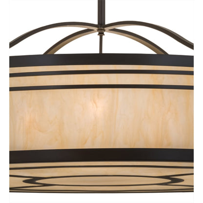 Meyda Tiffany Sargent 8 Light 55" Wide Pendant