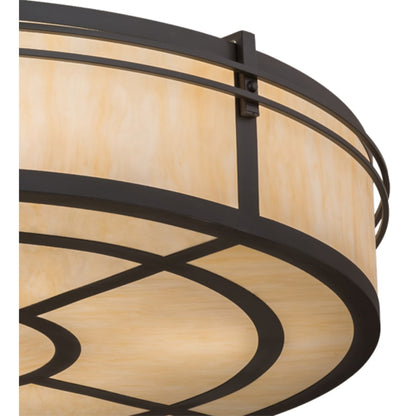 Meyda Tiffany Sargent 8 Light 55" Wide Pendant