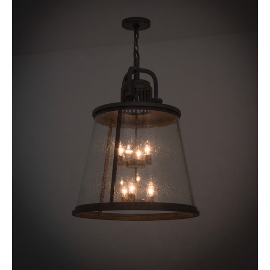 Meyda Tiffany Steadman 6 Light 26" Wide Taper Candle Pendant