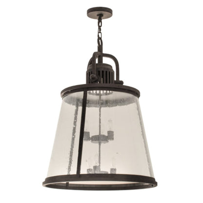Meyda Tiffany Steadman 6 Light 26" Wide Taper Candle Pendant