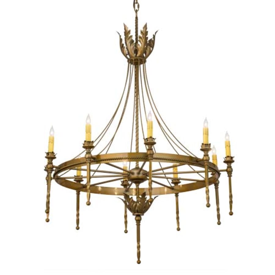 Meyda Tiffany Amaury 10 Light 36" Wide Taper Candle Style Chandelier