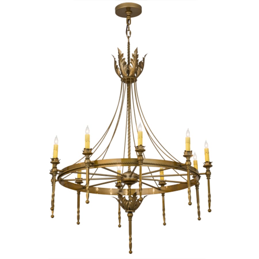 Meyda Tiffany Amaury 10 Light 36" Wide Taper Candle Style Chandelier