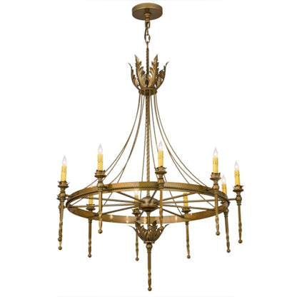 Meyda Tiffany Amaury 10 Light 36" Wide Taper Candle Style Chandelier