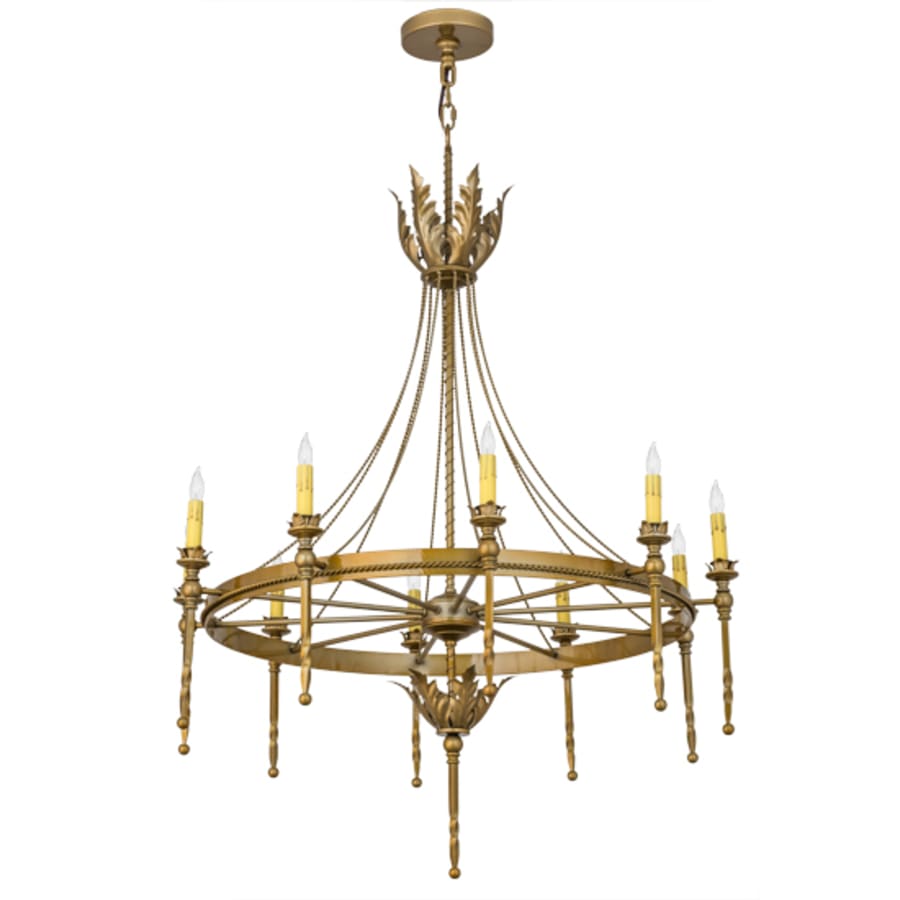 Meyda Tiffany Amaury 10 Light 36" Wide Taper Candle Style Chandelier
