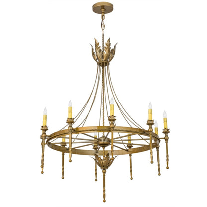 Meyda Tiffany Amaury 10 Light 36" Wide Taper Candle Style Chandelier