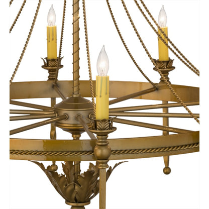Meyda Tiffany Amaury 10 Light 36" Wide Taper Candle Style Chandelier
