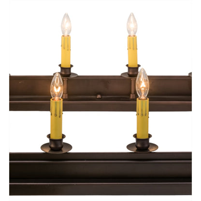 Meyda Tiffany Long Mezek 18 Light 48" Wide Taper Candle Linear Chandelier