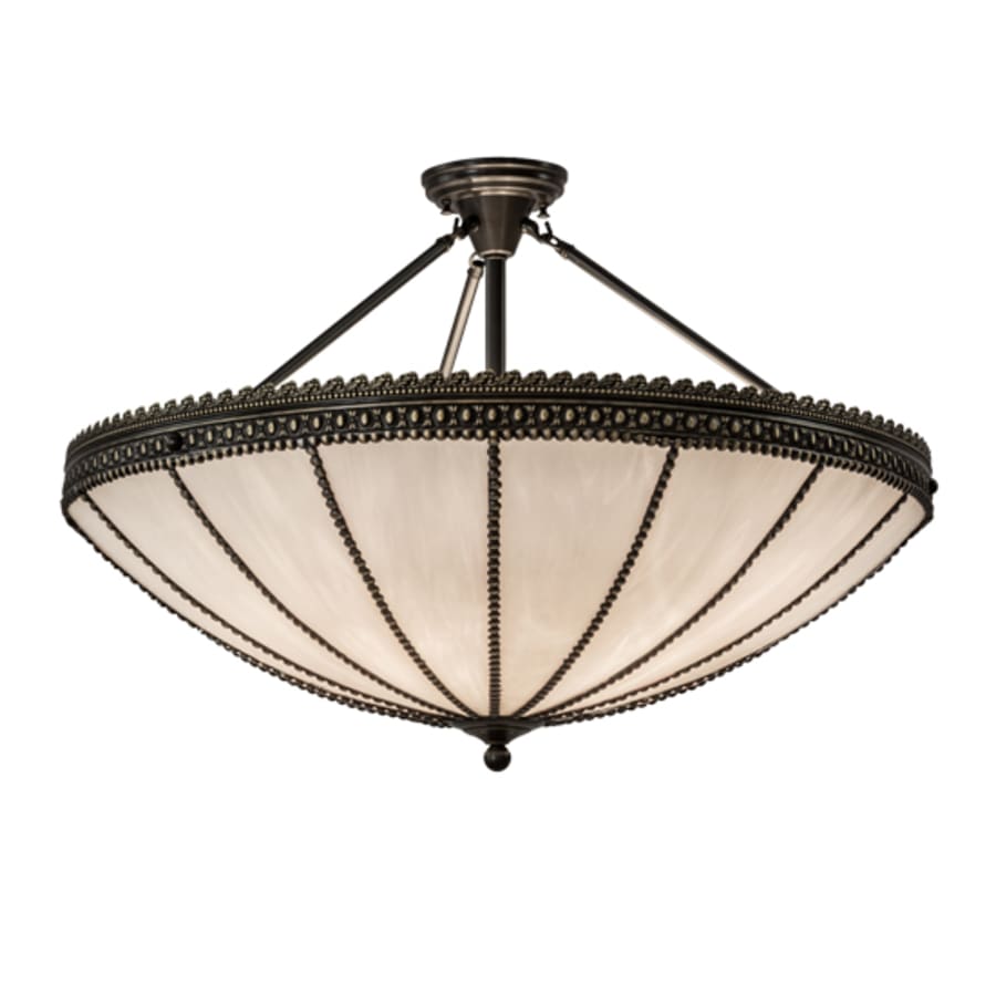Meyda Tiffany Shansky 4 Light 31" Wide Semi-Flush Bowl Ceiling Fixture