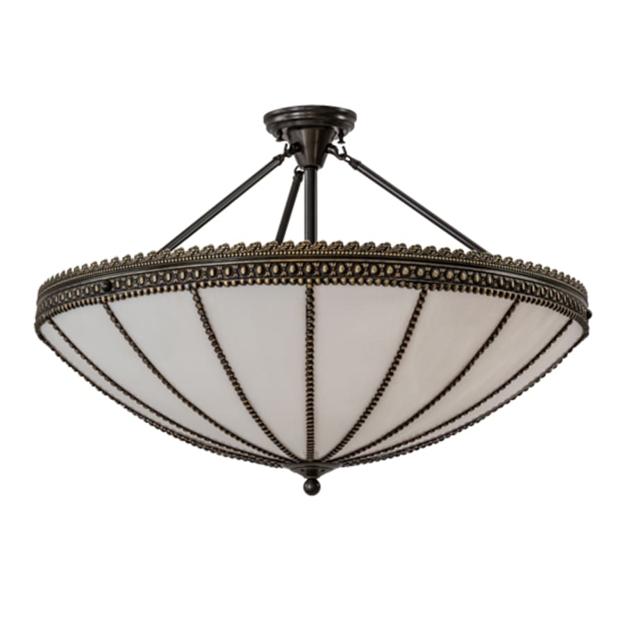 Meyda Tiffany Shansky 4 Light 31" Wide Semi-Flush Bowl Ceiling Fixture