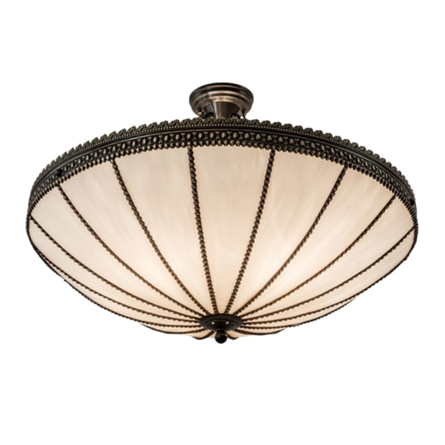 Meyda Tiffany Shansky 4 Light 31" Wide Semi-Flush Bowl Ceiling Fixture
