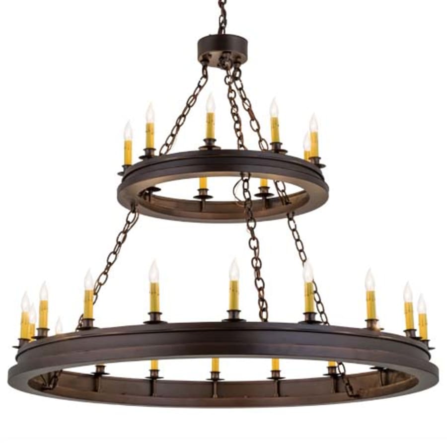 Meyda Tiffany Sullivan Ranch 27 Light 48" Wide Taper Candle Style Chandelier
