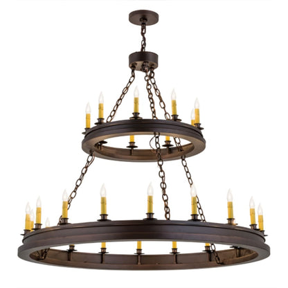 Meyda Tiffany Sullivan Ranch 27 Light 48" Wide Taper Candle Style Chandelier