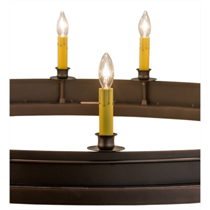 Meyda Tiffany Sullivan Ranch 27 Light 48" Wide Taper Candle Style Chandelier