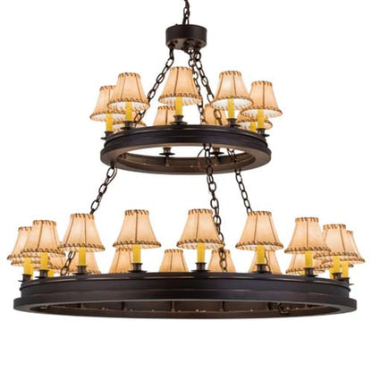Meyda Tiffany Sullivan Ranch 27 Light 51" Wide Ring Chandelier